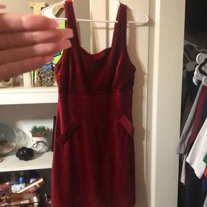 Cute velvet extra small does stretch dress